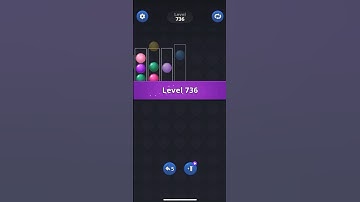 Color Bubble - Ball Sort Puz (Level 736)