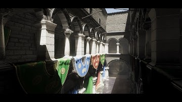 LUMINA Real Time Global Illumination - Sponza A