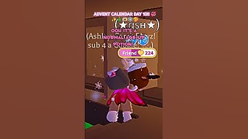 ADVENT CALENDAR! ❄️ DAY-10!! ✨🎶🥳🫶🏻 IN ADOPT ME!! 🎄🫶🏻✨🌟💞🎁🍪🎅🏻🥛 #ADOPTME #ROBLOX