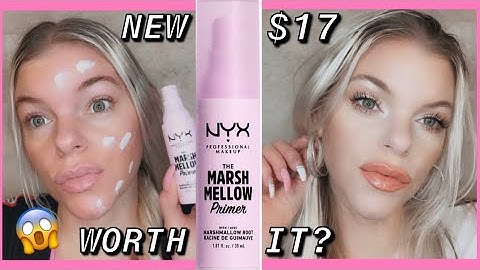 NEW 2021 NYX MARSH MELLOW PRIMER... ANY GOOD? DOING A 12 HOUR WEAR TEST ON THIS BRAND NEW PRIMER 🤗
