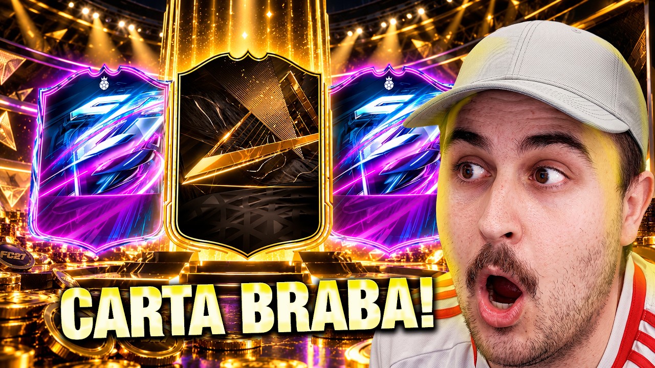 TIREI A CARTA MAIS CARA ATÉ AGORA NO FC 27 E O TIMAÇO DO BANQUETA SAF TA AINDA MELHOR!