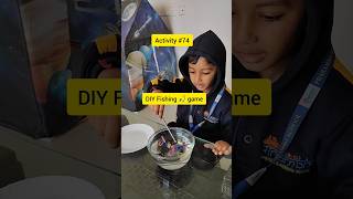 DIY Fishing game 🎣 #homeschooling #montessori #earlylearning #activity #focus #shorts #viral