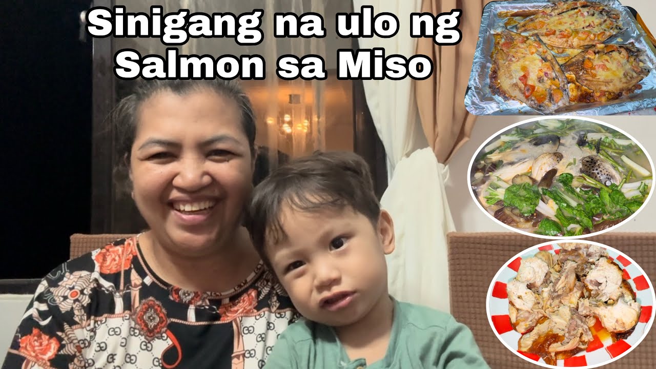 Sinigang na ulo ng salmon sa miso