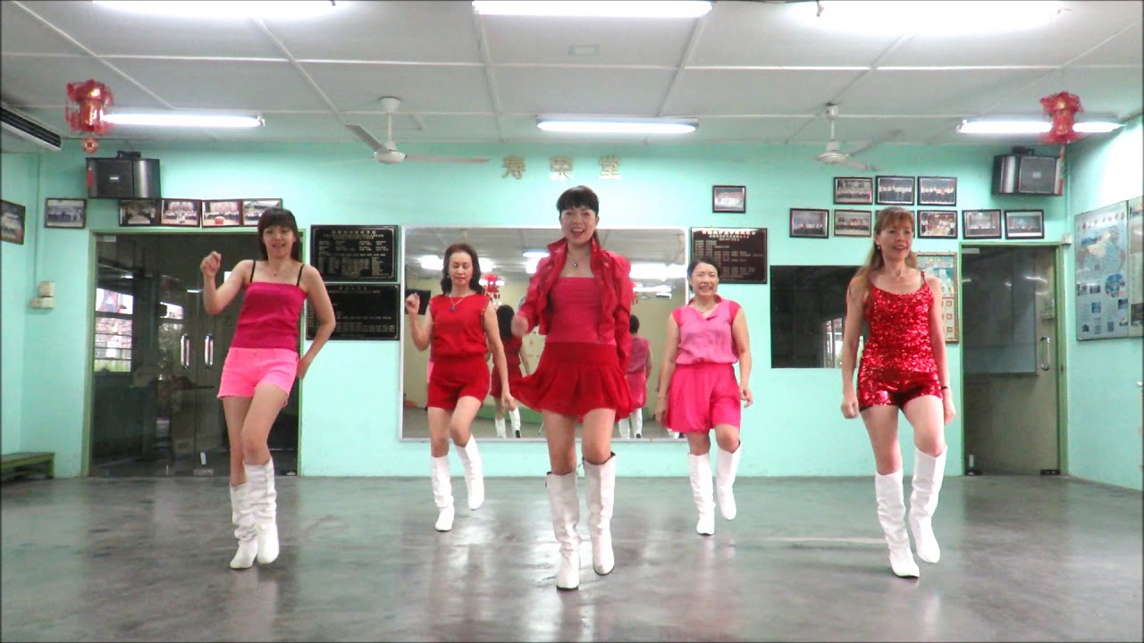 Funky Town line dance (Demo) 7/10/18 YouTube