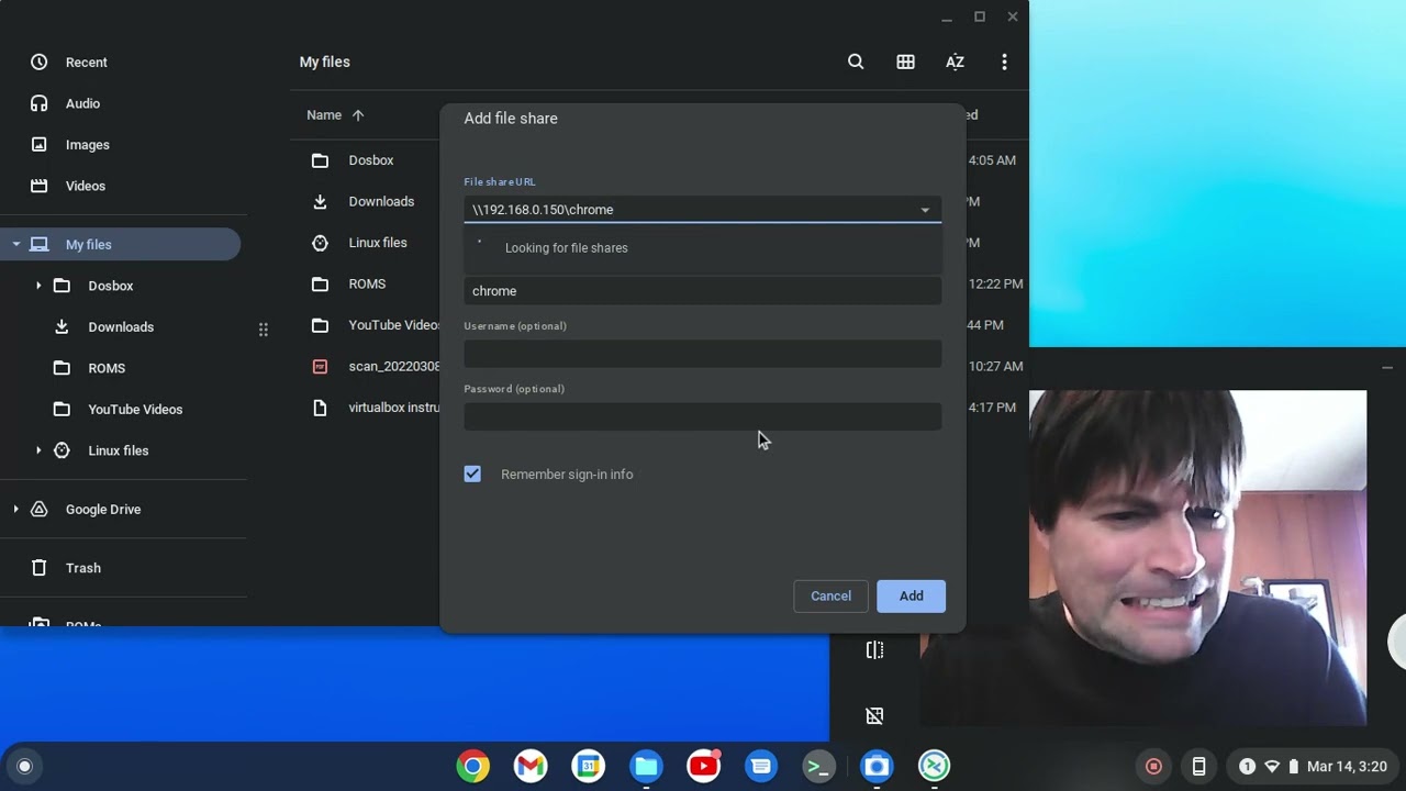 Access Windows Shares on Chrome OS