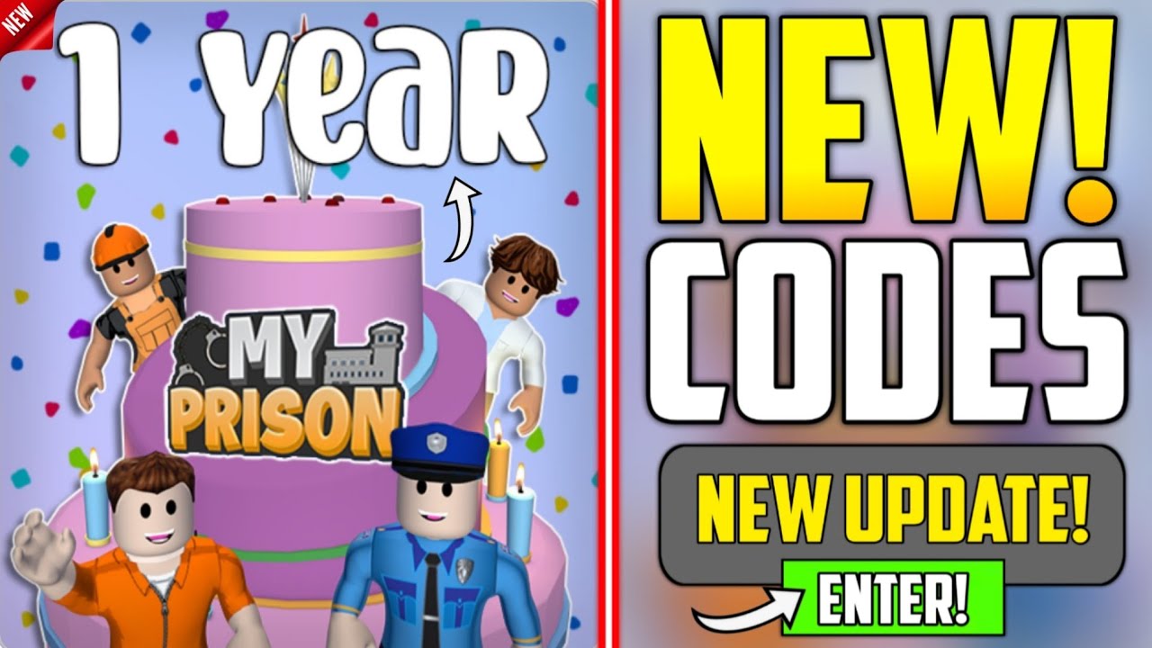 ⚠️NEW Update!⚠️MY PRISON ROBLOX CODES 2023 - MY PRISON CODES 2023 ...