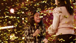 Fayth Ifil 12YearOld Wins Simon Cowell’s GOLDEN BUZZER With Proud Mary by Tina Turner