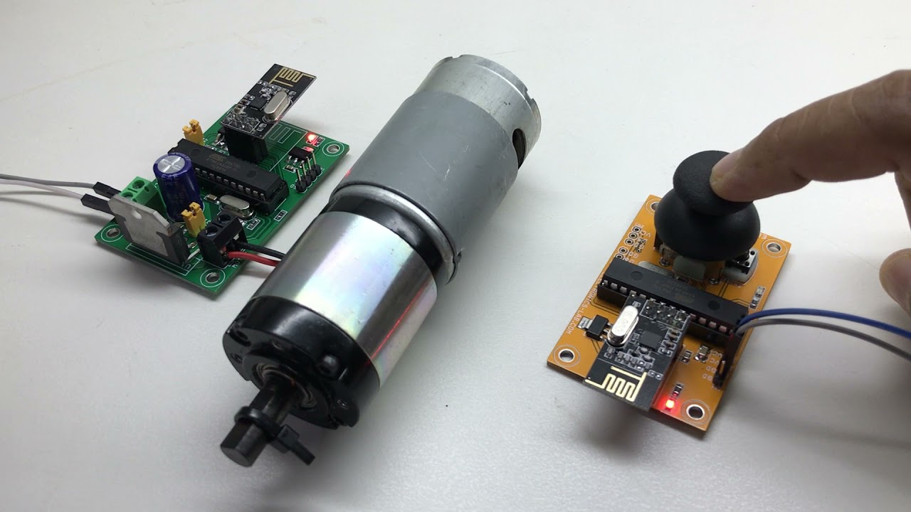 Joystick Remote DC motor driver Open Source Arduino Compatible - YouTube