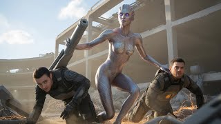 видео: Принцесса Зара спасает солдат на базе Земли — фотореалистичное 8K, научная фантастика картинка: Принцесса Зара спасает солдат на базе Земли — фотореалистичное 8K, научная фантастика