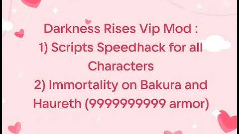 DARKNESS RISES VIP MOD 2022