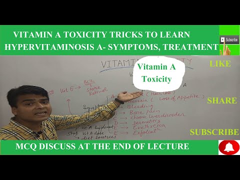 Vitamin A Toxicity Mnemonics|| Causes, Symptoms &  Treatment||GPAT|| NEET||UPSC||SSC||CSIR NET||GATE