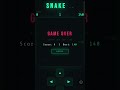 Snake Game.#develop#coding#studentdeveloper#snake#htmlcss#javascript_tutorial#cssanimations