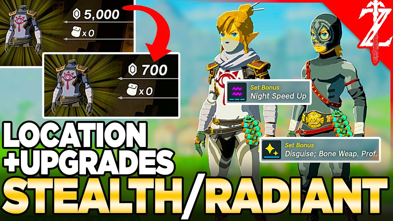 DISCOUNTED Speed Up Stealth Armor & Radiant Armor Location/Upgrades - Tears of the Kingdom