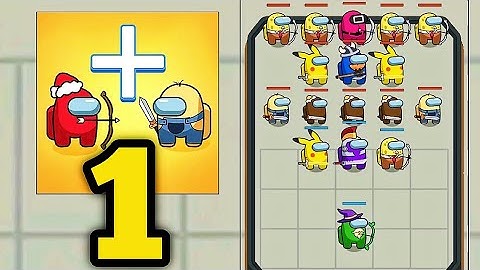 Merge Impostor 🧟  Alien 👾 Battle All Levels Part 1 Gameplay