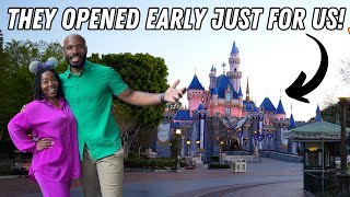 WE WENT INTO AN EMPTY DISNEYLAND BEFORE SUNRISE! | Disney Creators Celebration