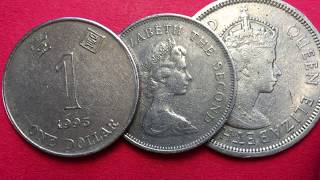 In this video we look at the 1960 hong kong dollar - queen elizabeth
second coin. examine front and back of coin magnify it so you can...