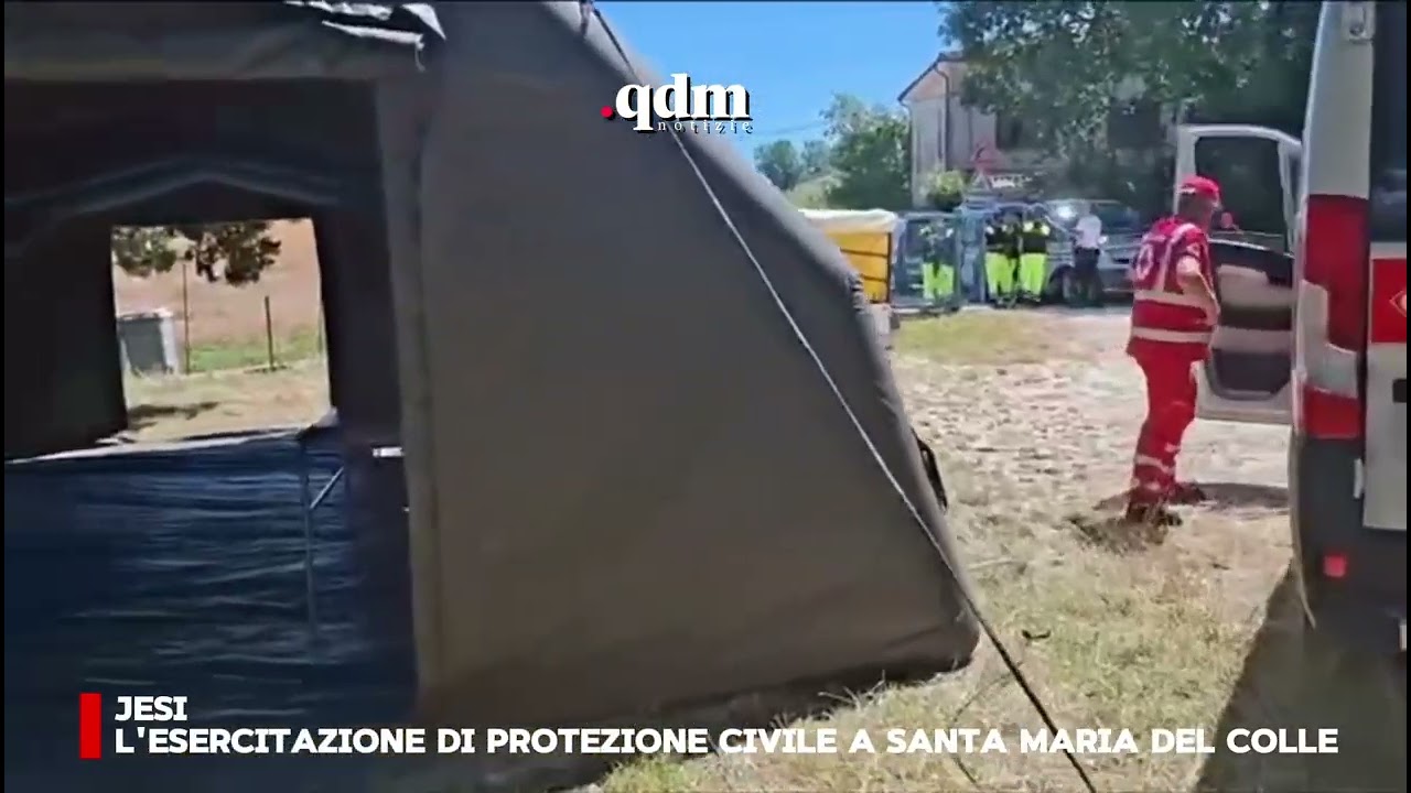 Jesi L'esercitazione di protezione civile a Santa Maria del Colle