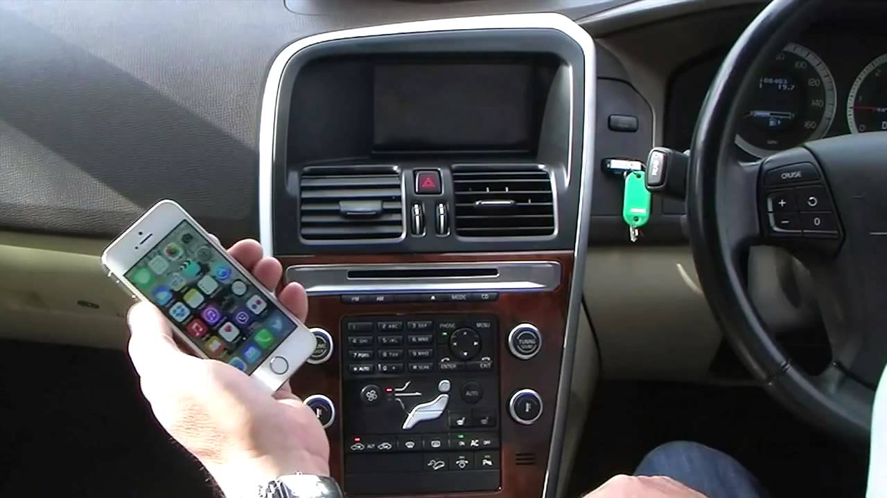 How to pair your iPhone to the bluetooth system in a Volvo XC60 YouTube