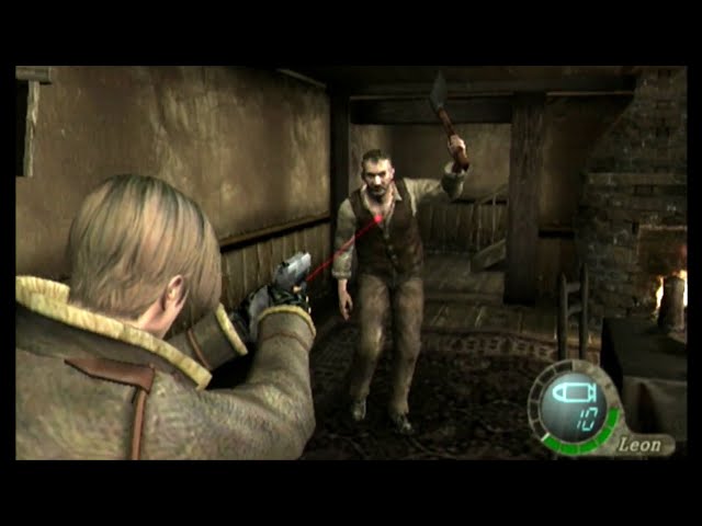 Resident Evil 4  (GameCube) Gameplay 