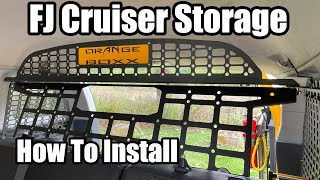 FJ Cruiser Rear Storage by Wanderlost Overland 2,617 views 6 months ago 9 minutes, 15 seconds