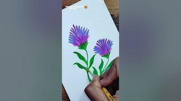 flower art 💐#viral #youtubeshorts #art #youtube #flowers #drawing #shorts #trending