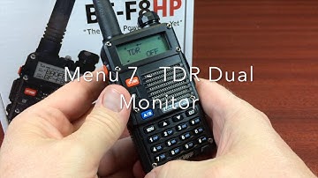 Baofeng BF-F8HP - Program the radio from the keypad - Part 2