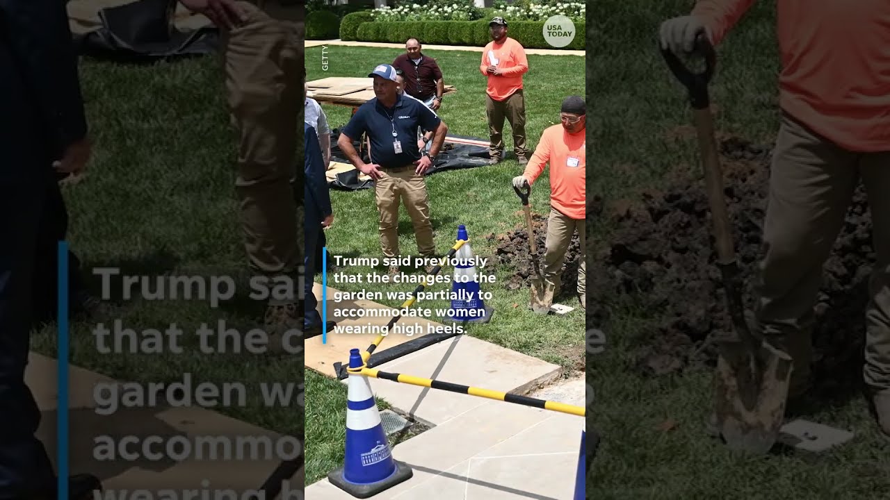 President Trump S Rose Garden Redesign New 200 Million Ballroom Sparks Criticism