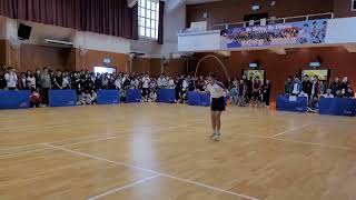 全港精英跳繩比賽2024 暨 香港代表隊選拔賽 12-15歲女子組個人花式比賽冠軍 -- 王巧兒