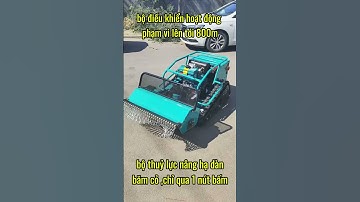 ROBOT CẮT CỎ ĐIỀU KHIỂN TỪ XA BÁNH XÍCH ĐÔI#maycatco #dieukhientuxa #dieukhien #robot #xuhuong