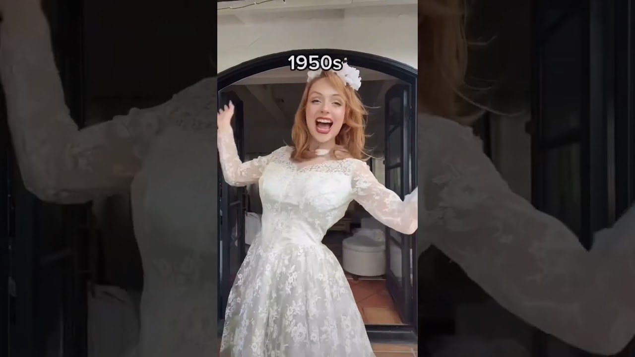 PART TWO: Live on Vogue.com! Grace donned multiple vintage Chanel looks and  a custom wedding dress designed with the #Chanel team for her…