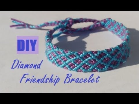 Pattern #3103 | Friendship bracelet patterns, Diamond friendship bracelet, Friendship  bracelets tutorial