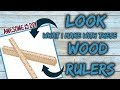 LOOK what I make with these WOOD RULERS | $5 DIY