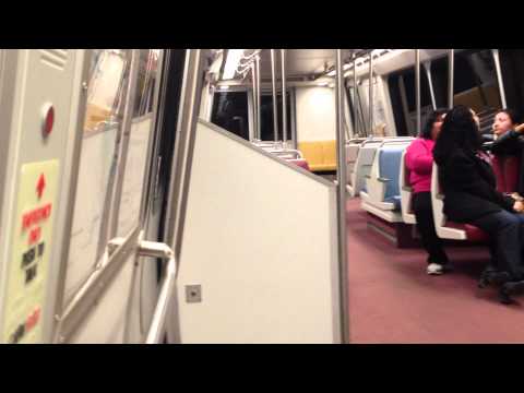 On Board WMATA's Alstom Car on the Red Line Part 2