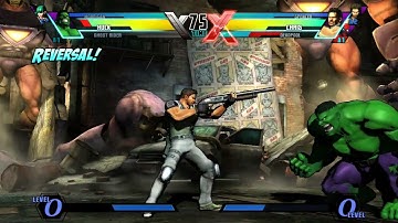 Ultimate Marvel vs Capcom 3 Gameplay (Player 1 VS Player 2) | No COM |