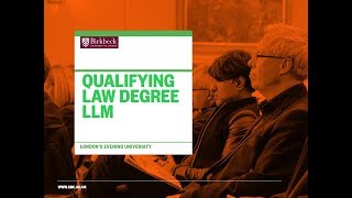 Qualifying Law Degree course content webinar