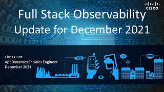 Cisco Full Stack Observability Update - December 2021