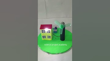 wind turbine working model for science project exhibition - diy - science project academy