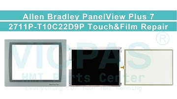 How to Repair 2711P-T10C22D9P Panelview Plus 7 Protective film Touchscreen Panel LCD Display?