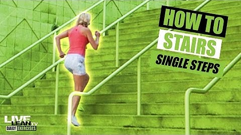 How To Do STAIRS SINGLE STEPS | Exercise Demonstration Video and Guide
