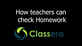 How Teachers Can Check Homework On Classera For Teachers In English