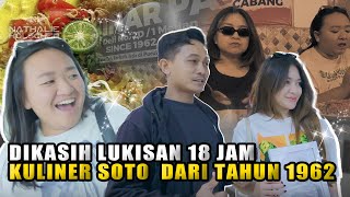 NATHALIE HOLSCHER DIKASIH LUKISAN PULANGNYA KULINER SOTO MEDAN DARI TAHUN 1962 !!!