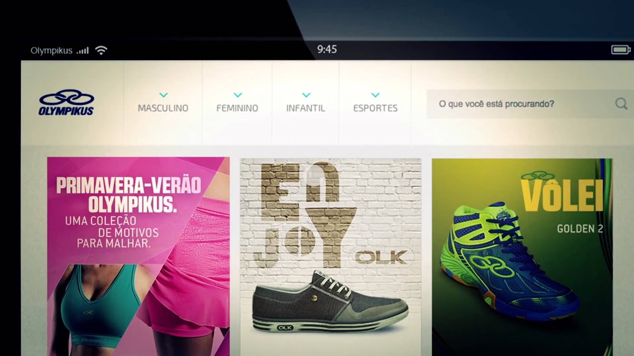 olympikus loja online
