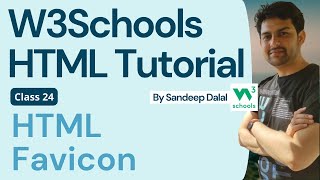 W3Schools โข W3Schools HTML โข W3Schools HTML Tutorial โข Class 024 โข W3Schools HTML Favicon