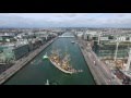 The Amerigo Vespucci Tall Ship Departing Dublin City