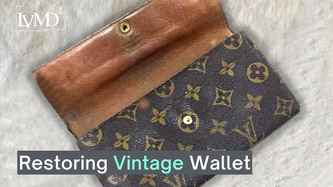 Repainting/Restoration of Vintage LV Wallet 