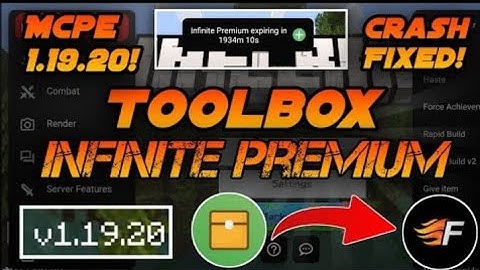 Toolbox 1.19.20 Infinite Premium9| No Need To Watch Ads |No Clickbait❘ MCPE 1.19.20