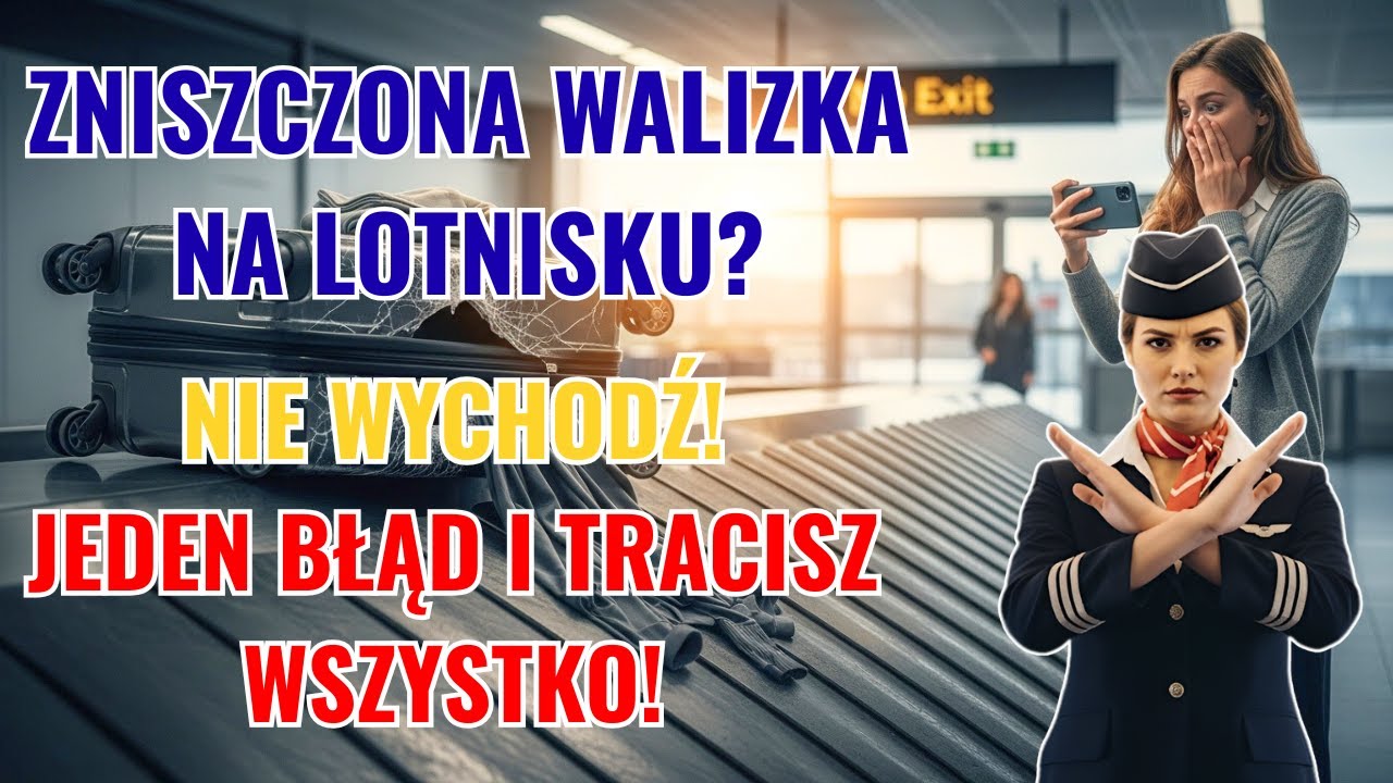 Powiedz to zdanie na lotnisku, a dostaniesz maksymalne odszkodowanie za zniszczoną walizkę!