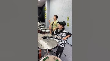 Baby plays drums with grandma #drum #drummer #drums #drumcover #music #dance #drumming #beautiful