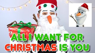 디즈니 & 픽사 캐릭터들이 부르는 All I Want For Christmas Is You by. Mariah Carey | Disney & Pixar impression