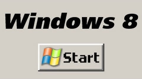 Windows 8 Start Button - EASY/FREE/SAFE Tutorial - Bring it back NOW!